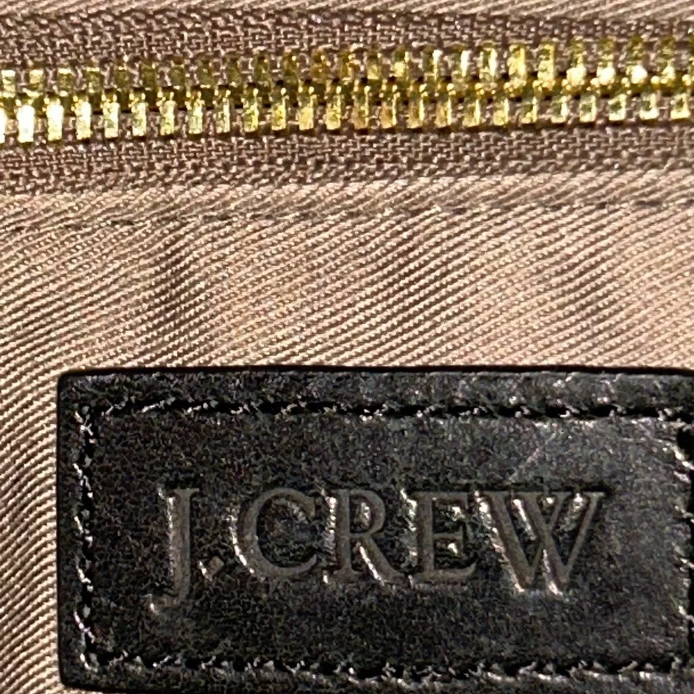 VINTAGE cognac leather J.Crew crossbody bag - Picture 9 of 14
